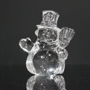 Lot of 3: Waterford Crystal Twas The Night, 2000 Reindeer, Snowman Ornaments