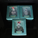 Lot of 3: Waterford Crystal Marquis Caroler, Angel, Nutcracker Ornament