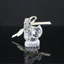 Lot of 2: Waterford Crystal 1997 Third Edition, 1998 Calling Bird Ornaments