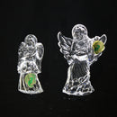 Lot of 2: Waterford Crystal Millenium Angel, 2015 Angel Ornament