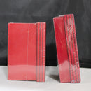 Lot of 2: Waterford Crystal Santa Arrives, Winter Santa Ornaments