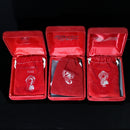 Lot of 3: Waterford Crystal 1983, 1985, 1986 12 Days of Christmas Ornaments