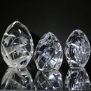 Lot of 3: 2 Sullivans Crystal Egg, 1Grape Vine Paperwheight