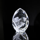 Lot of 3: 2 Sullivans Crystal Egg, 1Grape Vine Paperwheight