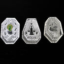 Lot of 3: Waterford Crystal 1990-93 12 Days of Christmas Ornaments