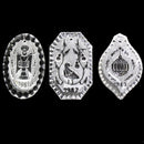 Lot of 3: Waterford Crystal 1981-83 12 Days of Christmas Ornaments