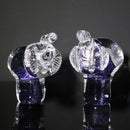 Lot of 2: IHG Crystal Elephant Figurines