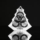 Lot of 2: Waterford Crystal Five Golden Rings, Six Geese Ornament