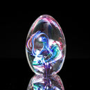 OBG 1993 Iridescent Swirled Twist Crystal Egg | No Box