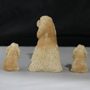 Lot of 3: Stone Critters Cocker Spaniels  Figurine | No-box