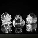 Lot of 3: Villeroy & Boch Crystal Hedgehog, Frog, Hippo