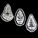 Lot of 3: Waterford Crystal 1978-80 12 Days of Christmas Ornaments