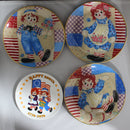 Lot of 4: Raggedy Ann Plates