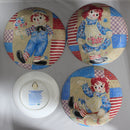 Lot of 4: Raggedy Ann Plates