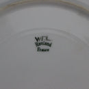 Haviland France Hand Painted Poppy Plate - Signed