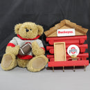 Lot of 2: Ohio Buckeyes Teddy Bear with HM Sweater, Ohio State Key Holder