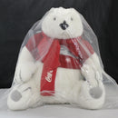 Lot of 5: 4 Coca-Cola Tins w/ Coke Puzzle Inside + Coca-Cola Plush Bear