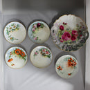 Lot of 6: Vintage Hand Painted Plates