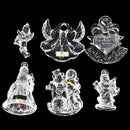 Lot of 6: Marquis Waterford Crystal Ornaments