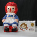 Lot of 2: Vintage Vote for Raggedy Ann, Vintage Raggedy Ann Plastic Bank
