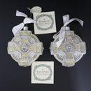 Waterford Ornament:10693 Winter Time Celtic Cross | Set of 2