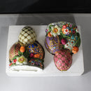 2000s Christopher Rad Ko Easter Faberge Egg Candle Holder
