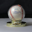 Albert Bell Autograph Baseball, Mel Hall Action Figure, Trading Cards