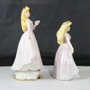 Lot of 2: Sleepin Beauty Figurines - Made in Sri Lanka