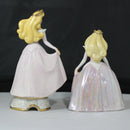 Lot of 2: Sleepin Beauty Figurines - Made in Sri Lanka