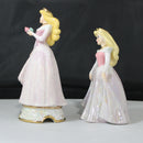 Lot of 2: Sleepin Beauty Figurines - Made in Sri Lanka
