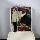 Vintage Allen Doll, Ken Clothing and 1960s Barbie Mod Purple Carrying Case