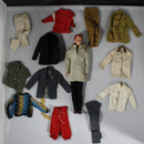 Vintage Allen Doll, Ken Clothing and 1960s Barbie Mod Purple Carrying Case