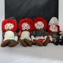 Lot of 4: Raggedy Ann & Andyt Christmas Elf + Cookie Chef