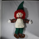 Lot of 4: Raggedy Ann & Andyt Christmas Elf + Cookie Chef