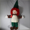 Lot of 4: Raggedy Ann & Andyt Christmas Elf + Cookie Chef