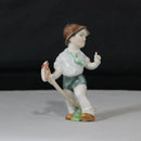 Retired 2017 Herend Hungary "Boy w/ Horse"