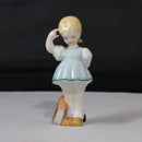 Herend Hungary " The Little Sage - Girl w/ Books"