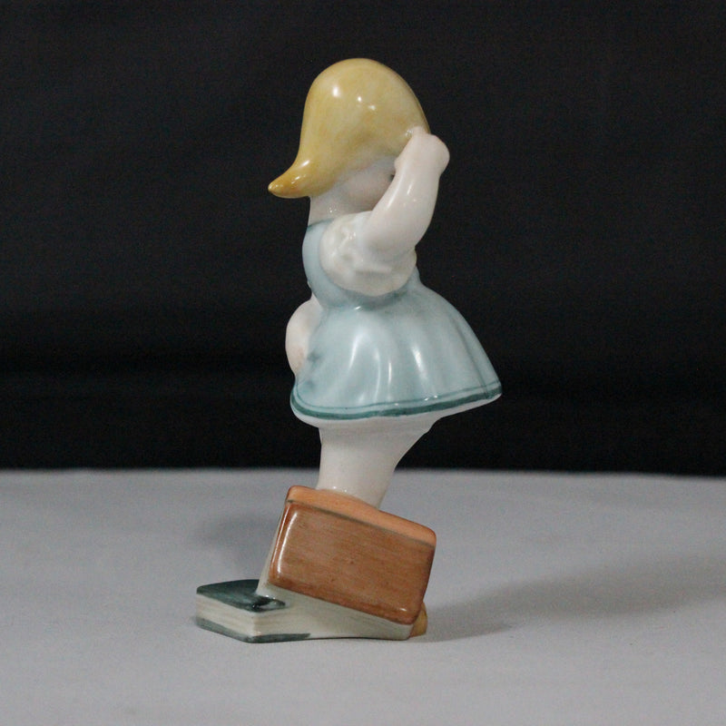 Herend Hungary " The Little Sage - Girl w/ Books"