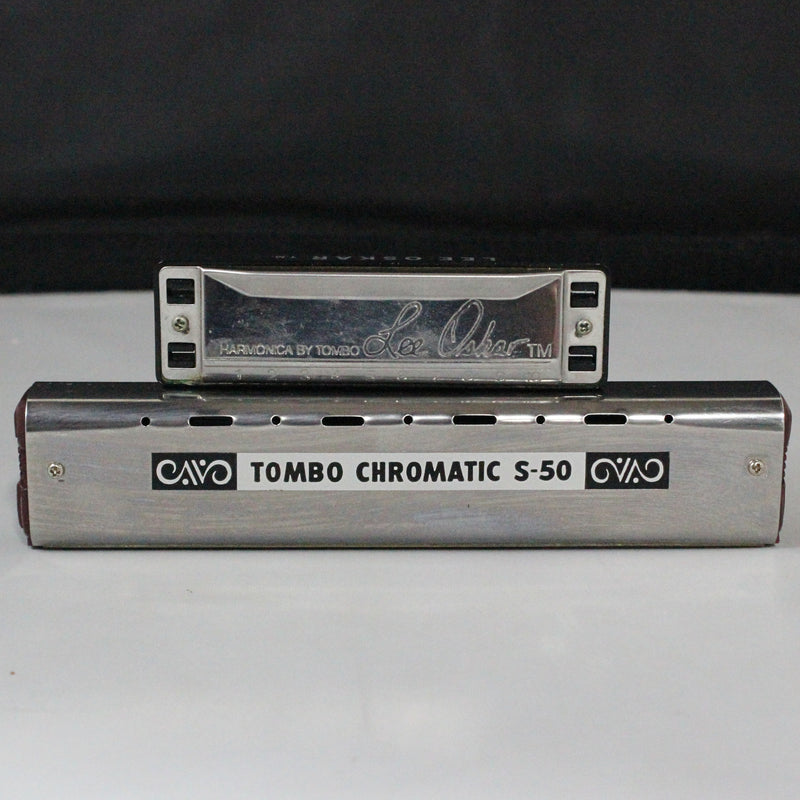 Tombo Harmonica's, Chromatic S-50, Lee Oskar C Major Diatonic
