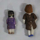 Lot of 3: 2 Nippon Dolls + 1 Unknown Native American