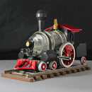 Miley's Inc. 1981 Cast Iron Locomotive Glass Night Light