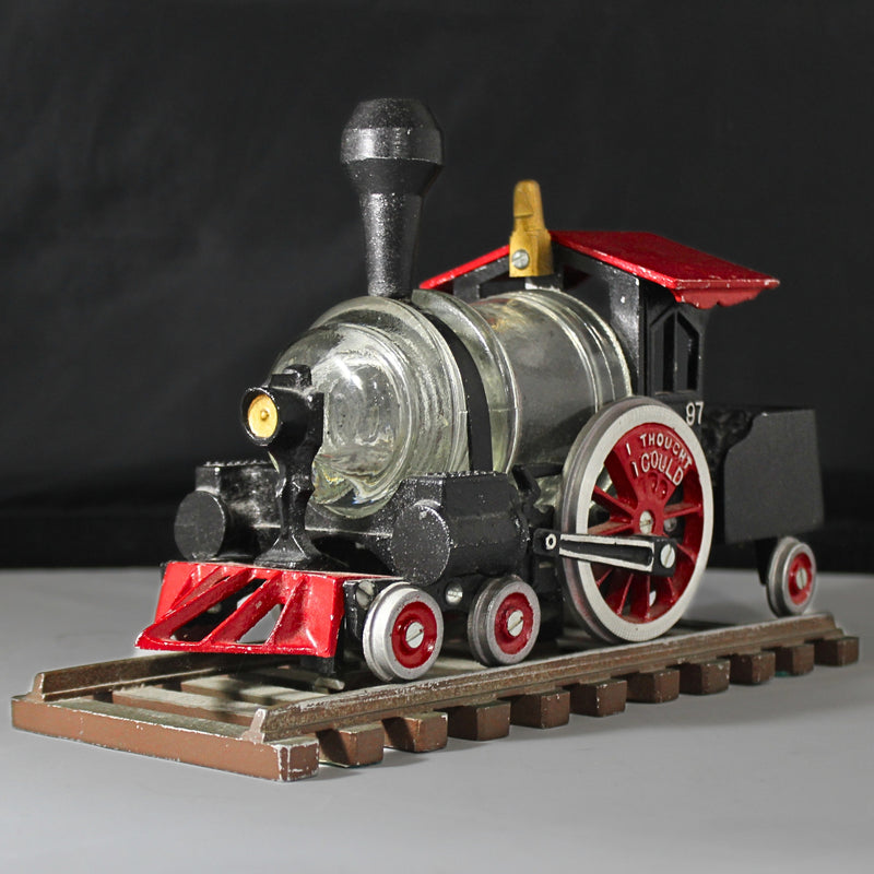 Miley's Inc. 1981 Cast Iron Locomotive Glass Night Light