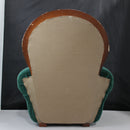 Dayton Hudson Victorian Green Velvet Arm Chair For 18" Dolls