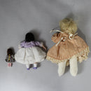 Lot of 3: Small / Medium / Large Vintage Girls In Dresses