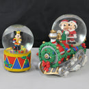 Lot of 2: Mickey Mouse Snow Globes