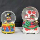 Lot of 2: Mickey Mouse Snow Globes