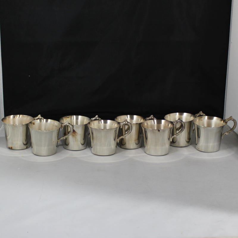 Lot of 8: Vintage Wallace Silver Cups