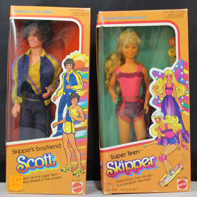 Vintage Barbie Fashion Doll With Boyfriend Ken Lot Of 2: 1978-1979