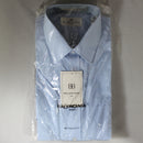Balenciaga Mens Regular Fit Blue Long Sleeve Button Down, Size 16