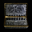 Hofbauer 7" Rectangular Crystal Box with Hinged Lid